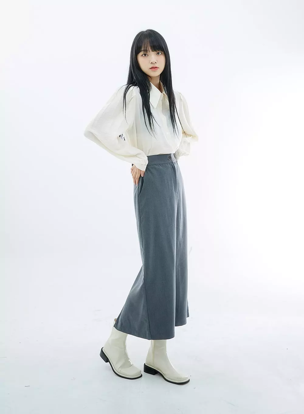 High waist long skirt - OS29