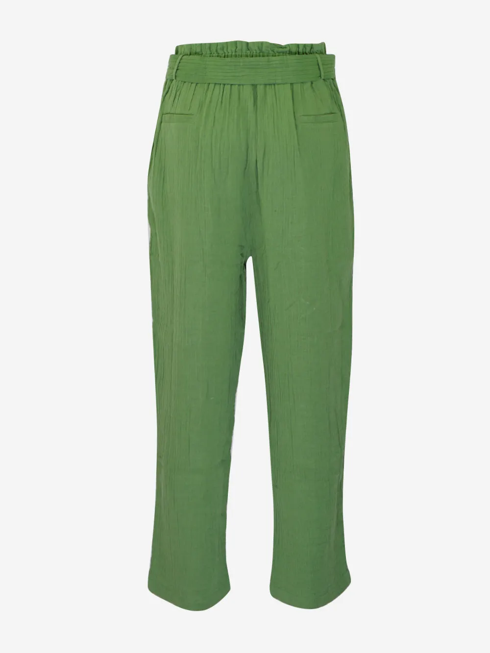 Hod Paris - Mussola Pants with Flat Pockets and Elastic Waist