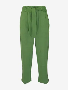 Hod Paris - Mussola Pants with Flat Pockets and Elastic Waist