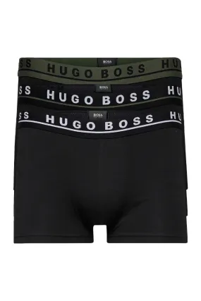 Hugo Boss Men's Boxer Briefs Multipack Military Green