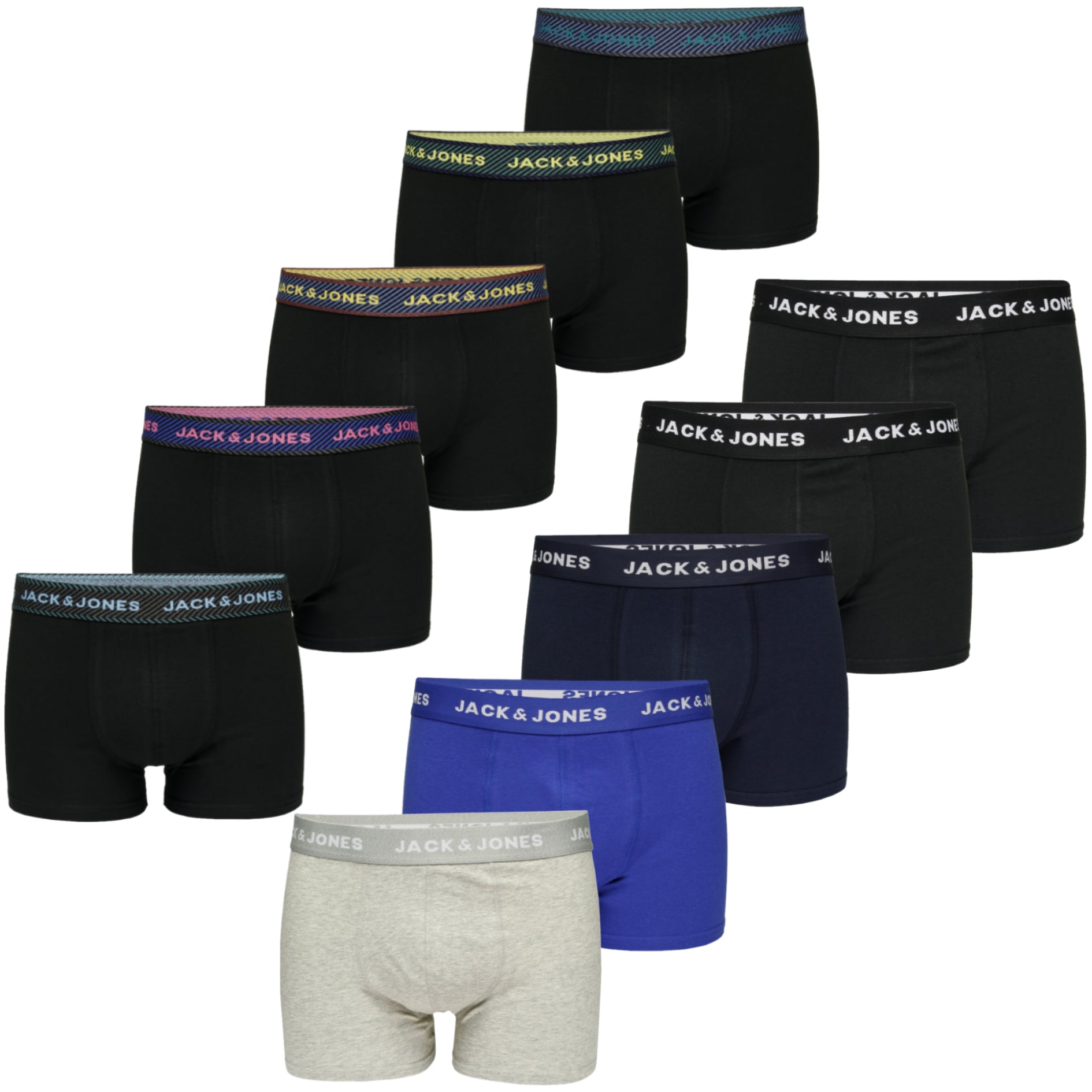 Jack & Jones Men's Boxer Shorts - 5 Pack