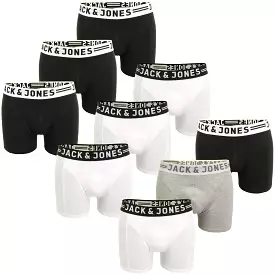 Jack & Jones mens boxer shorts trunks pack 3.