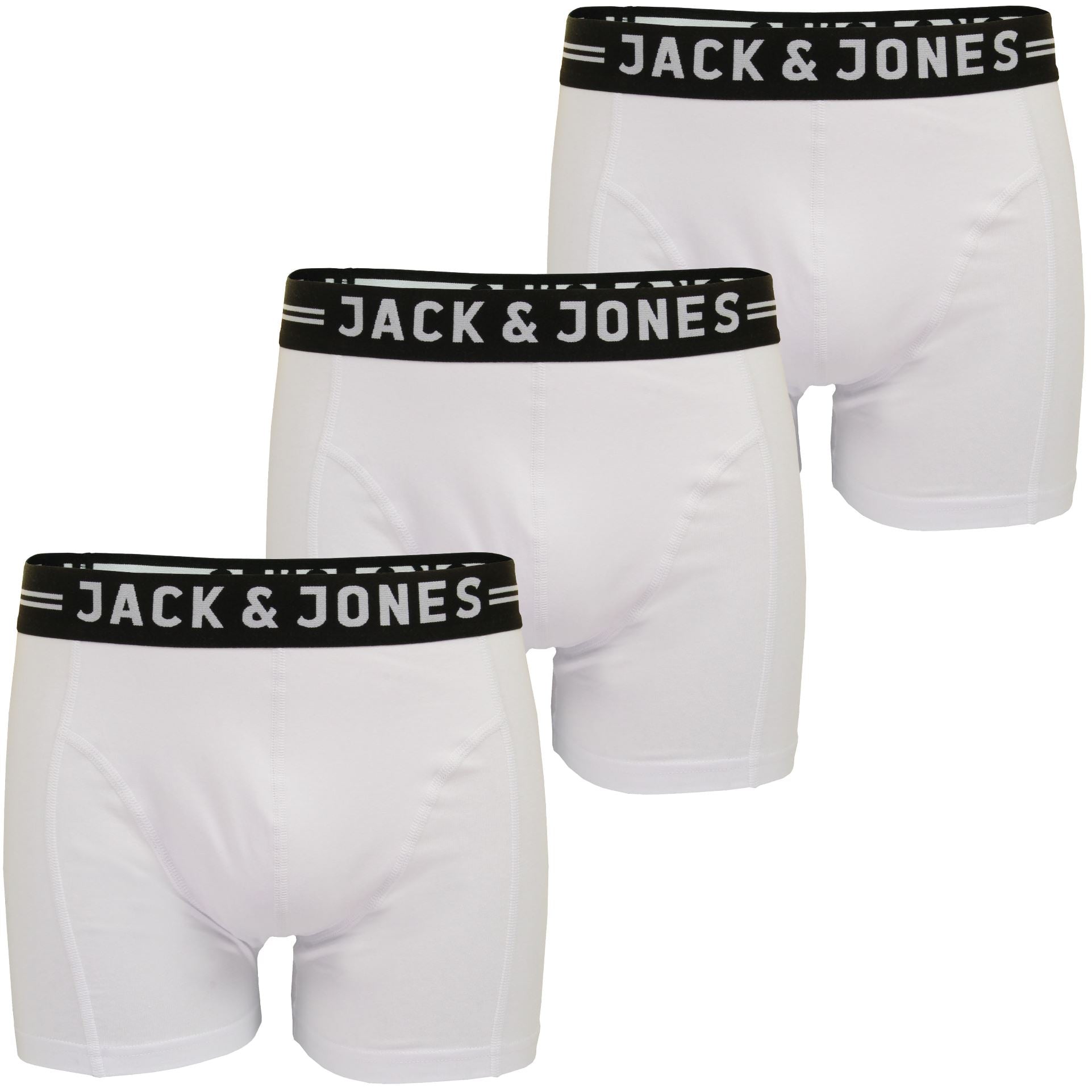 Jack & Jones mens boxer shorts trunks pack 3.