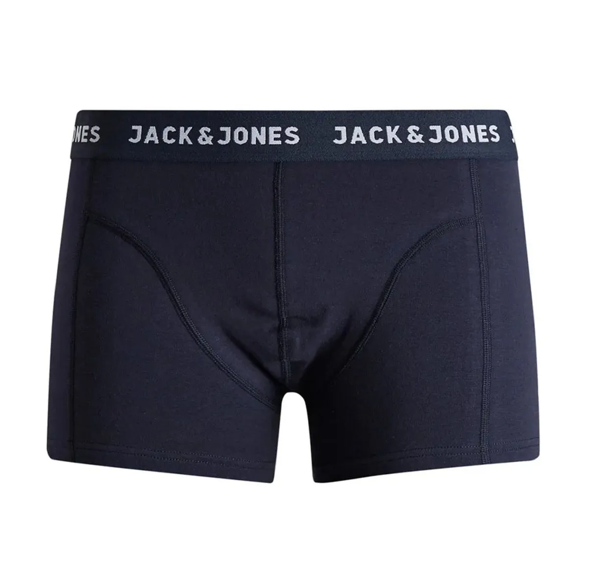 Jack & Jones Black Blue Grey Anthony 3-Pack Trunks Shorts