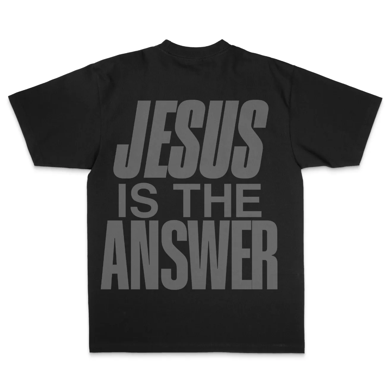 Jesus is the Answer (Black) - Top