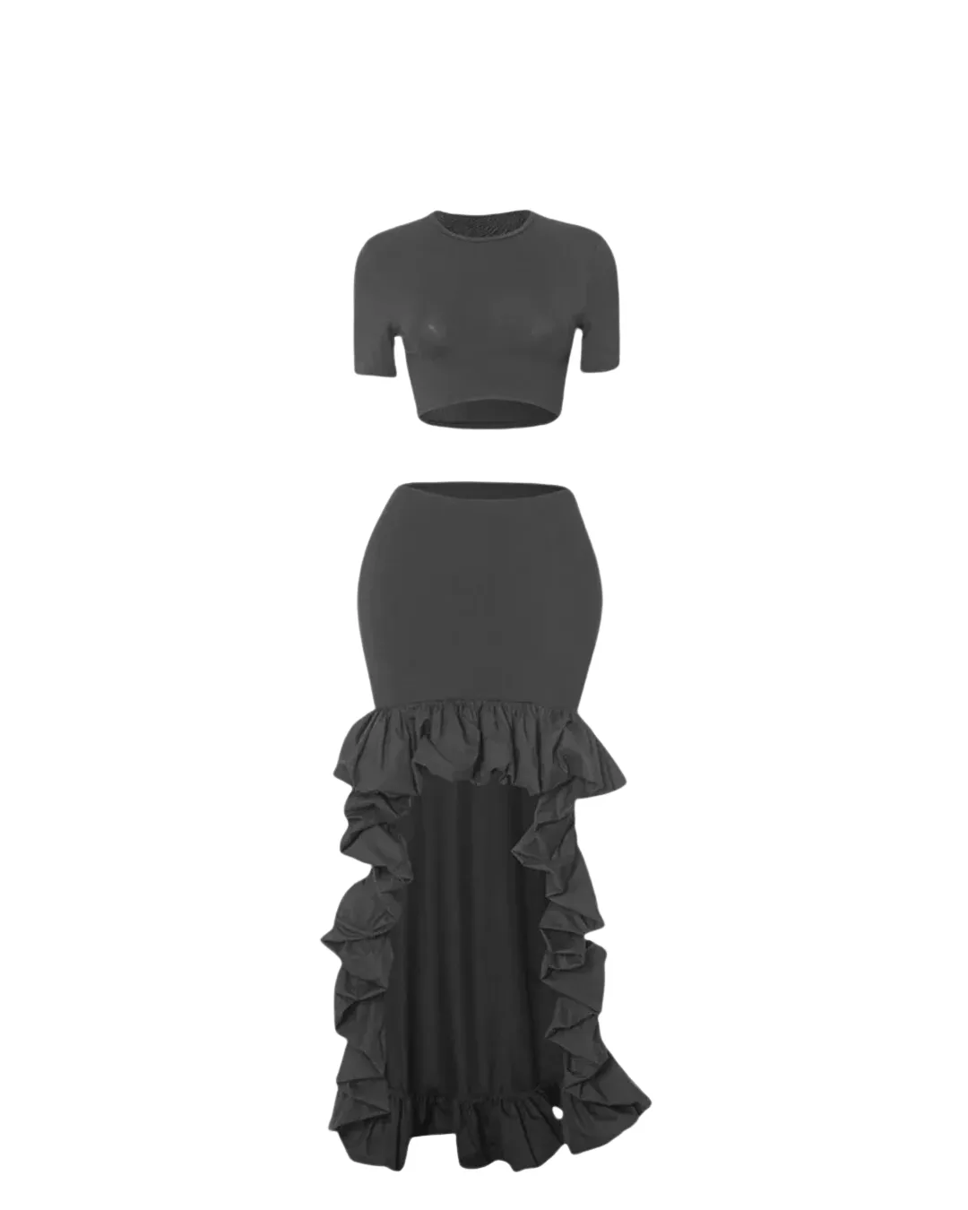 Chic Jordyn Ruffle Skirt Set