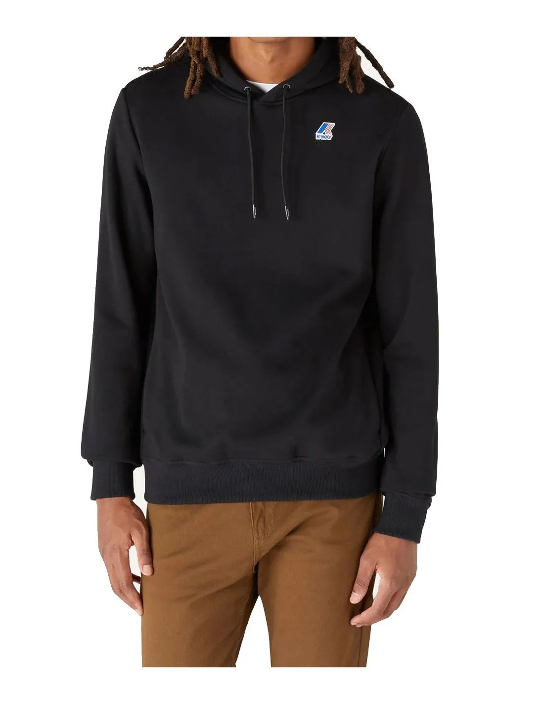 K-way men's sweatshirt K2117NW Le Vrai Arnette Hv poly black