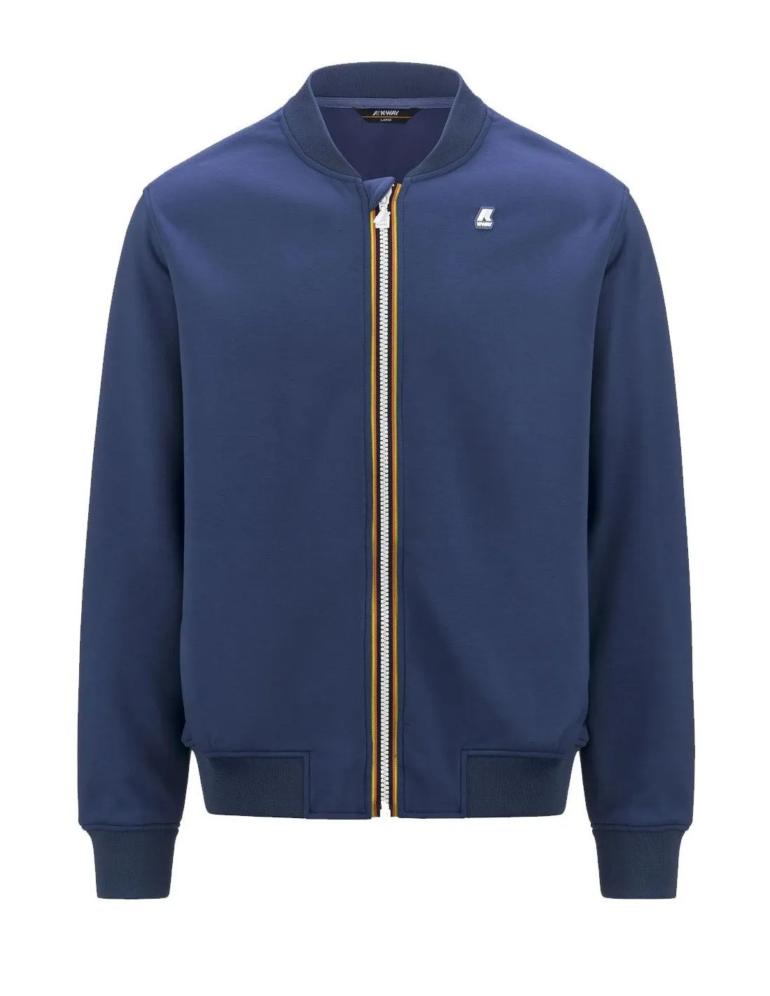 K-way men's sweatshirt K7122XW Abel light spacer blue fiord