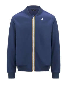 K-way men's sweatshirt K7122XW Abel light spacer blue fiord