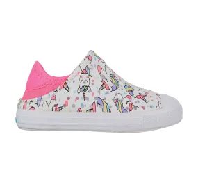 Kids Skechers Foamies Summer Shoes Pink Unicorn On Sale 308060L