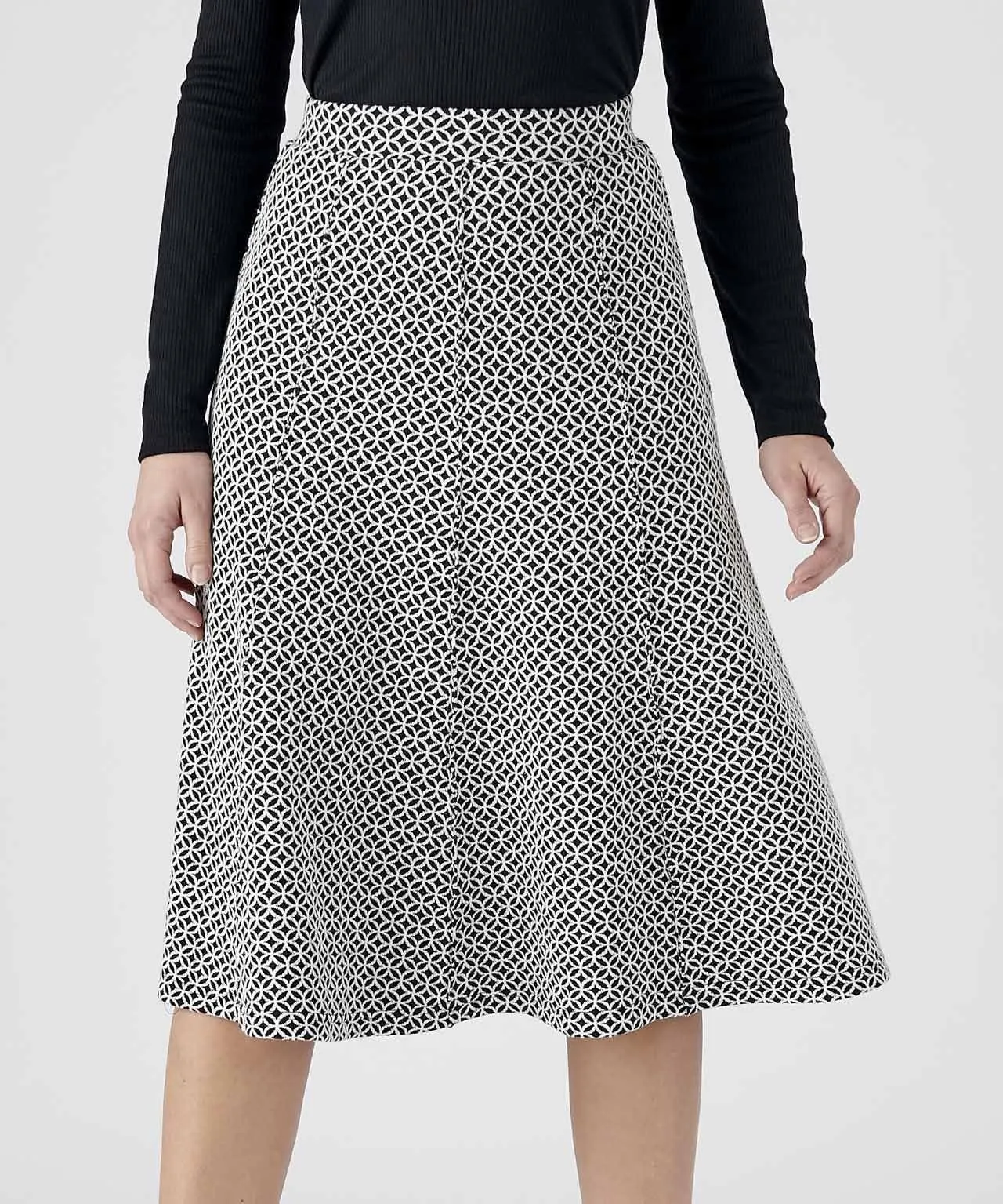 Jacquard Skirt Knitted