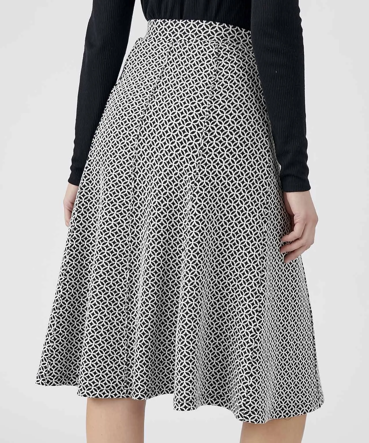 Jacquard Skirt Knitted