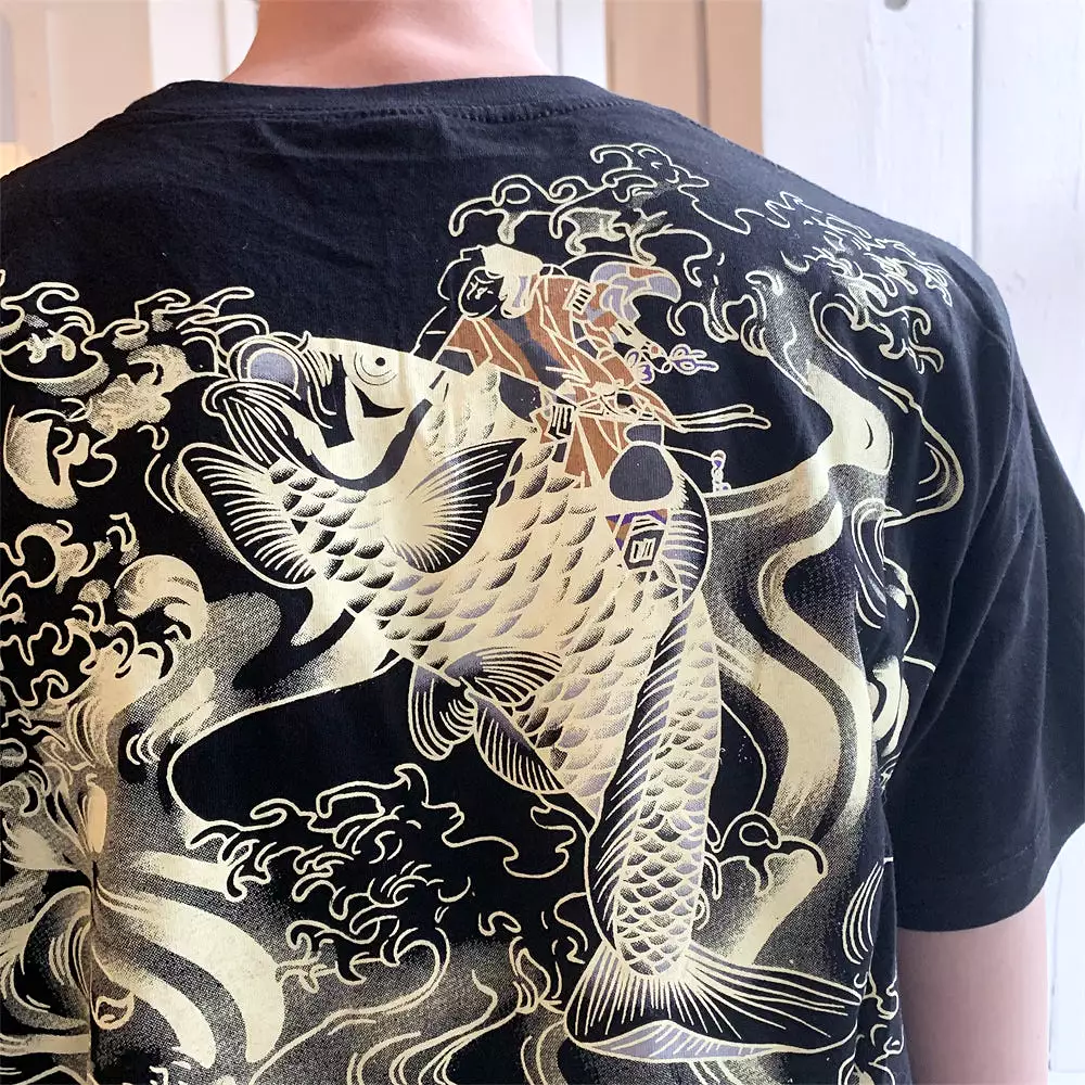 Koi Fish T-Shirt Black