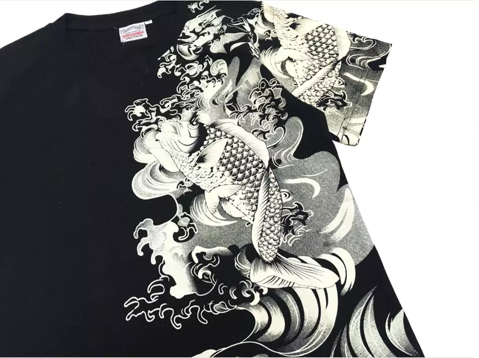 Koi Fish T-Shirt Black