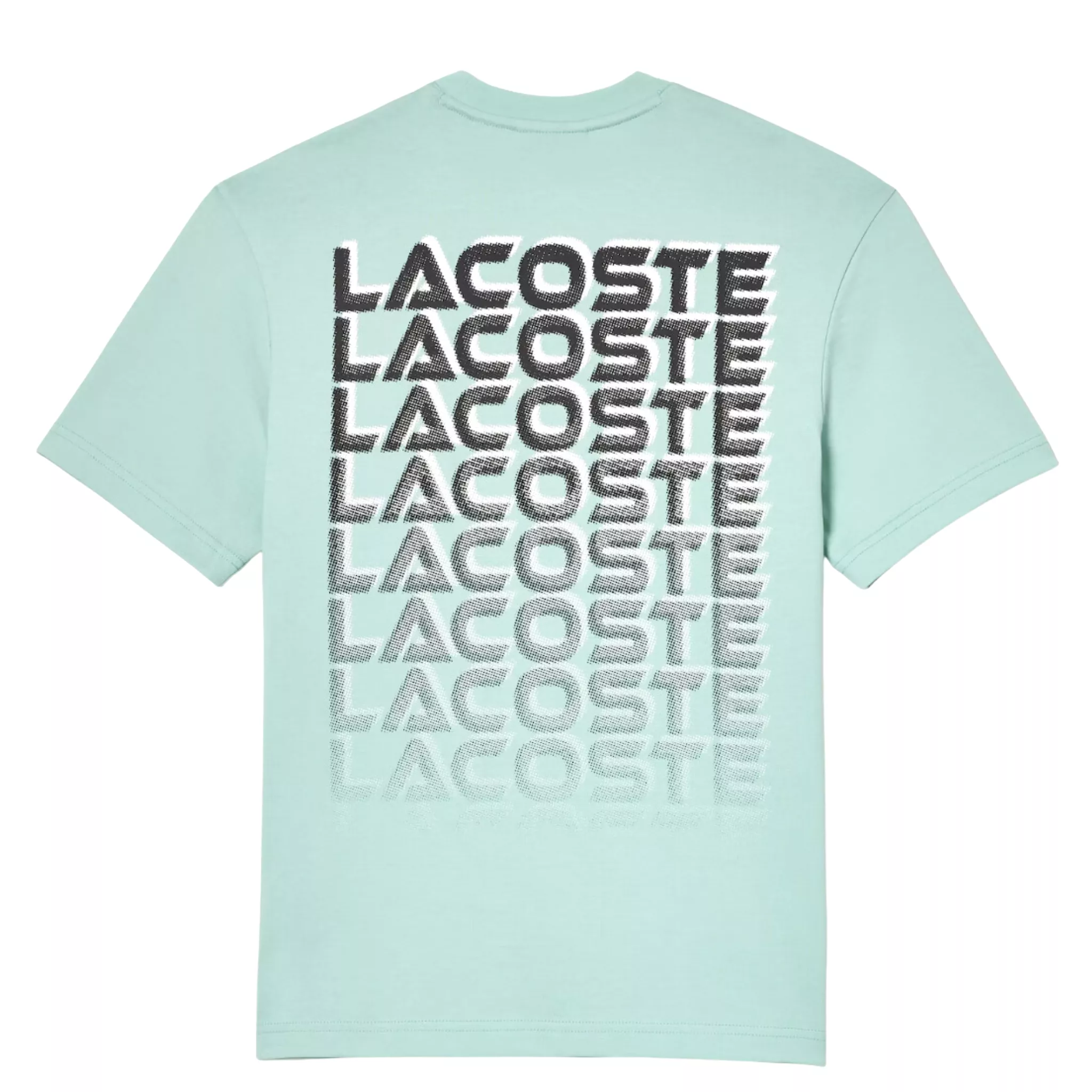 Lacoste Mint Unisex Printed Heavy Cotton Jersey T-Shirt