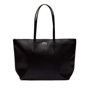 Lacoste Women's L.12.12 Concept Zip Black Tote Bag