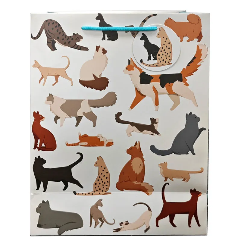 Large Cat Gift Bag - Feline Fine Cats GBAG112A