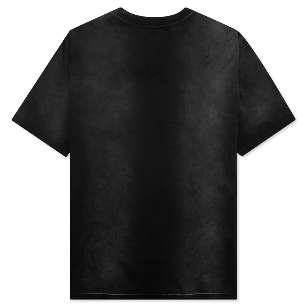 M.A. Bar Applique Tee in Black