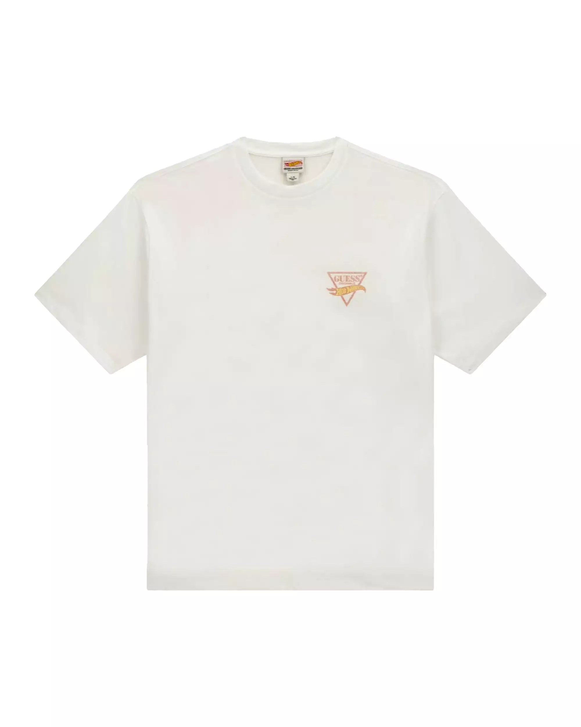 Men's Guess x Hot Wheels printed white T-shirt