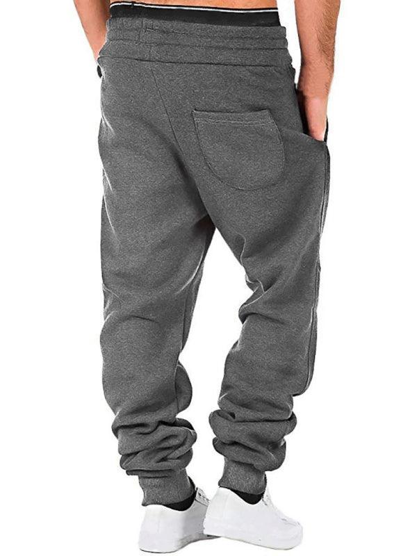 Men's sports sweatpants with elastic waist