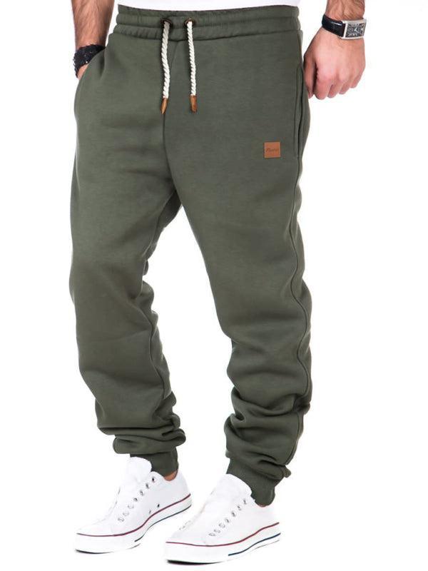 Men's sports sweatpants with elastic waist