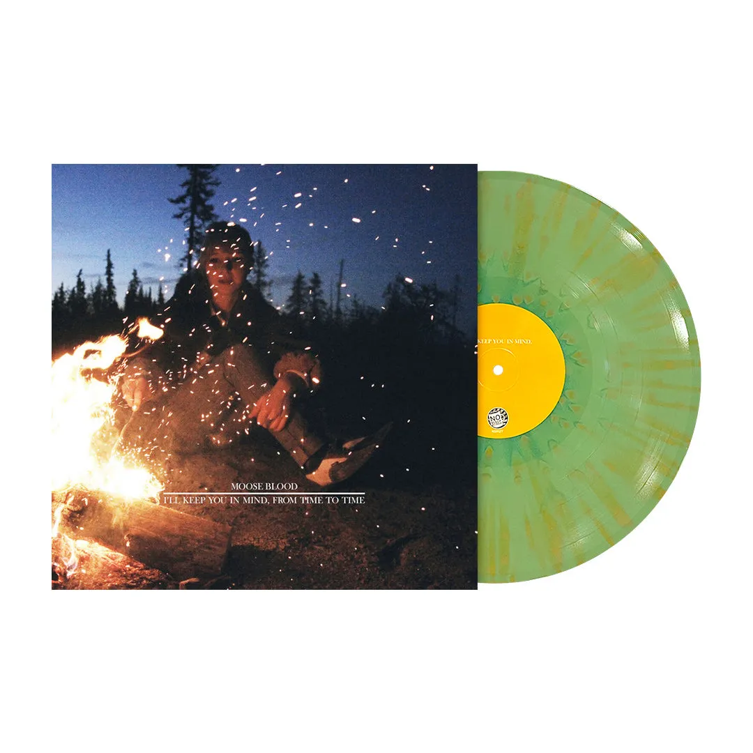 Moose Blood 'I'll Keep You in Mind, from Time to Time' LP (Limited Edition - Only 300 made, Clear with Forest Green Color)