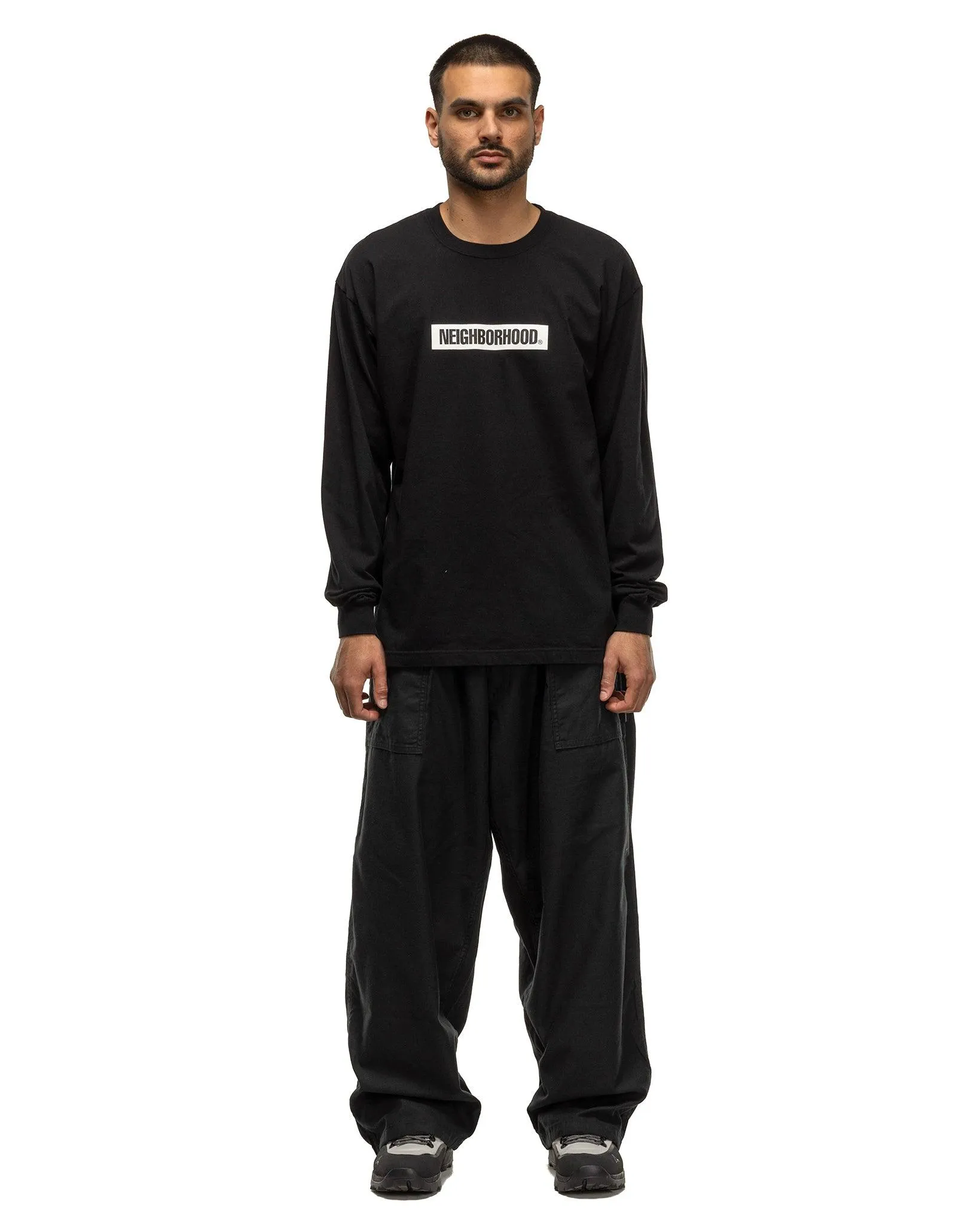 NH Tee LS-2 Black - Men's Basic Long Sleeve T-Shirt