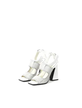 Nicole Saldana White Sandal