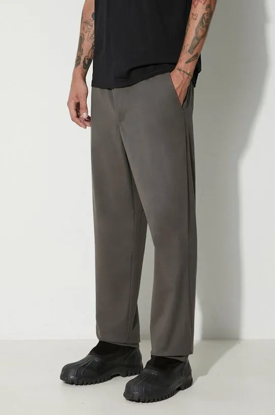 Green Norse Projects Wool Blend Trousers Ezra Relaxed Cotton Wool Twill Trouser N25-0391-8109