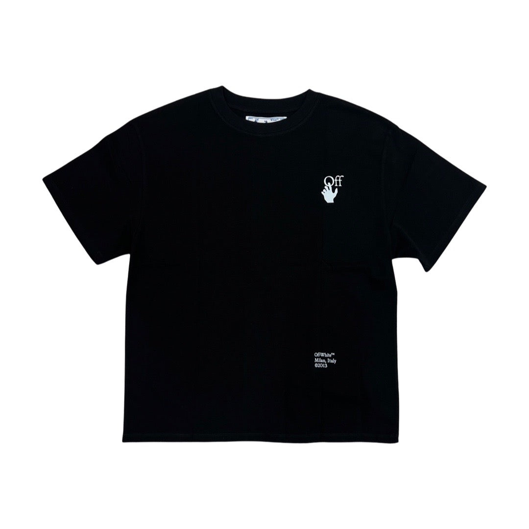 Off White Arrow Statue Oversized Black T-Shirt