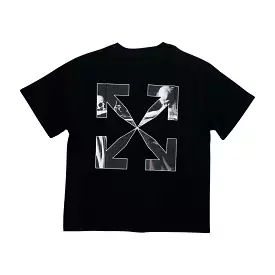 Off White Arrow Statue Oversized Black T-Shirt