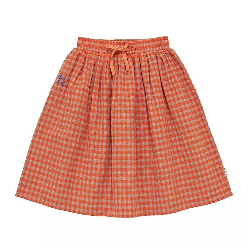 Olive Captain Hadley Skirt Deli Check