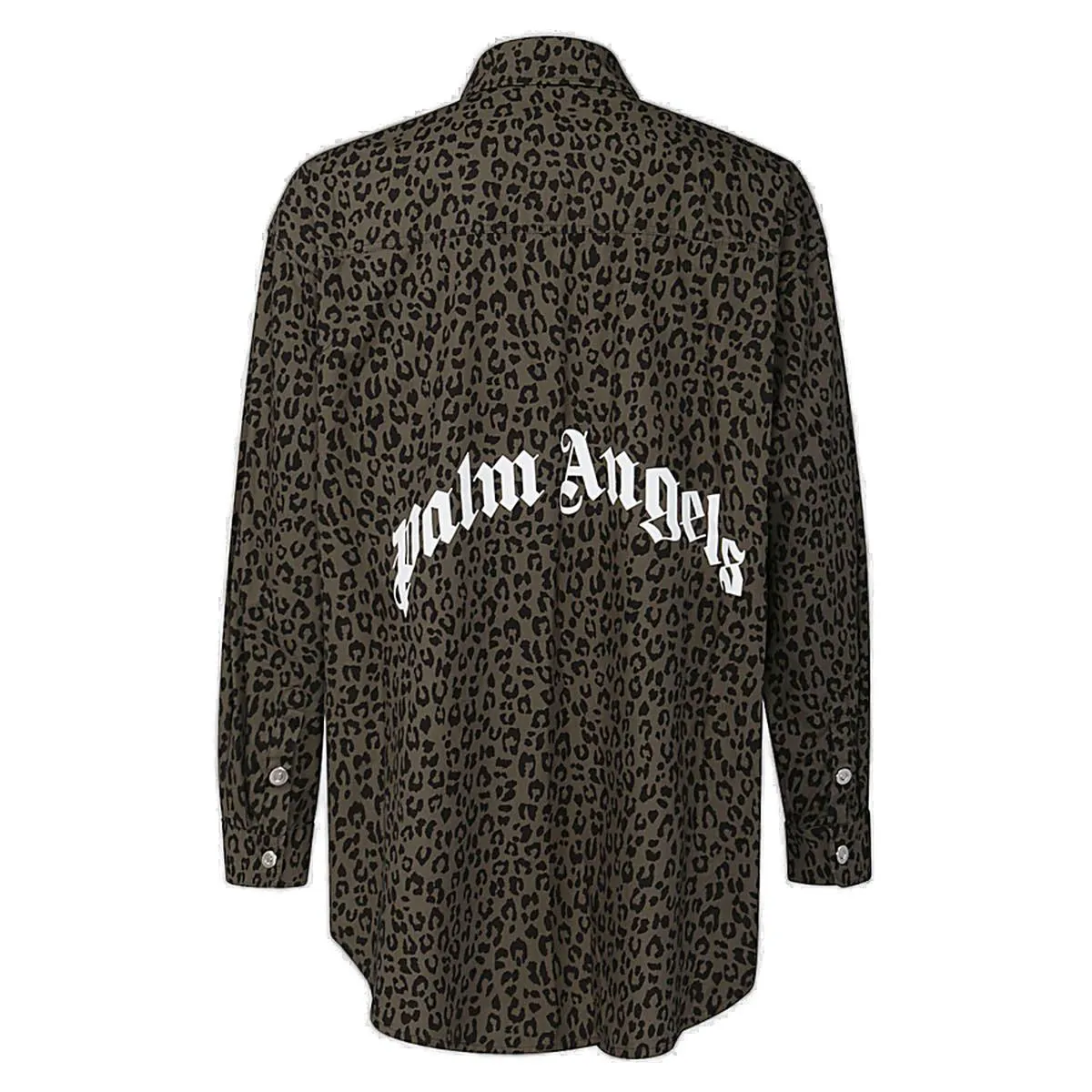 Palm Angels Buttoned Shirt Logo Print