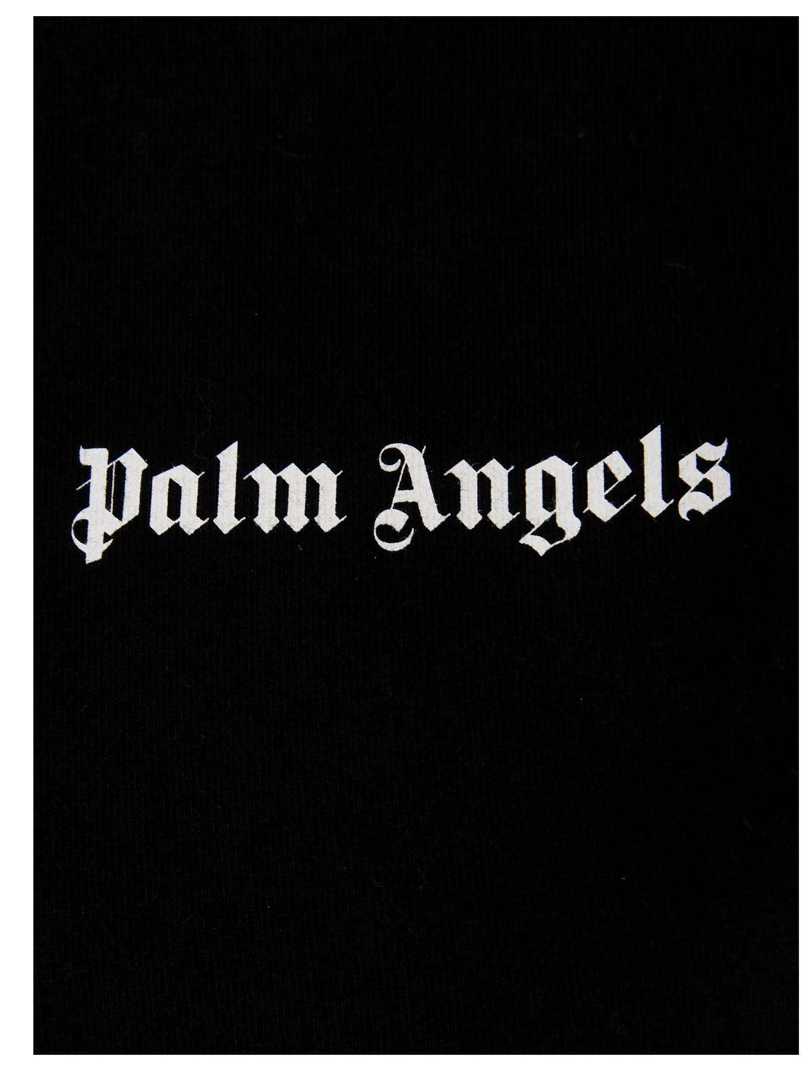 Palm Angels Logo Printed Crewneck Cropped Shirt