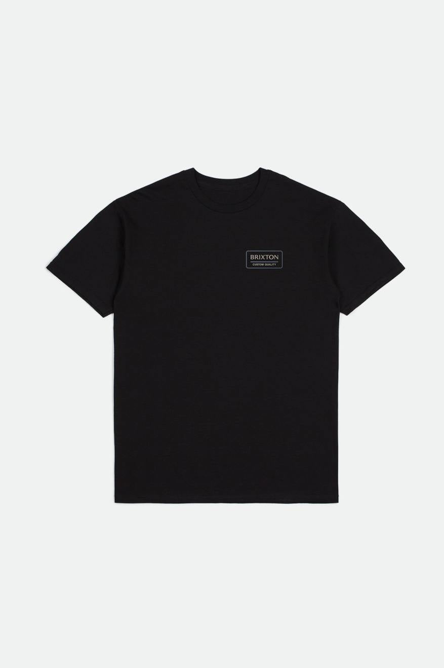 Palmer standard tee - black oatmeal flint blue