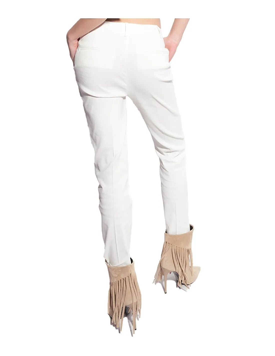 Pantalone Pinko donna bianco - 100155A0IM - PE23