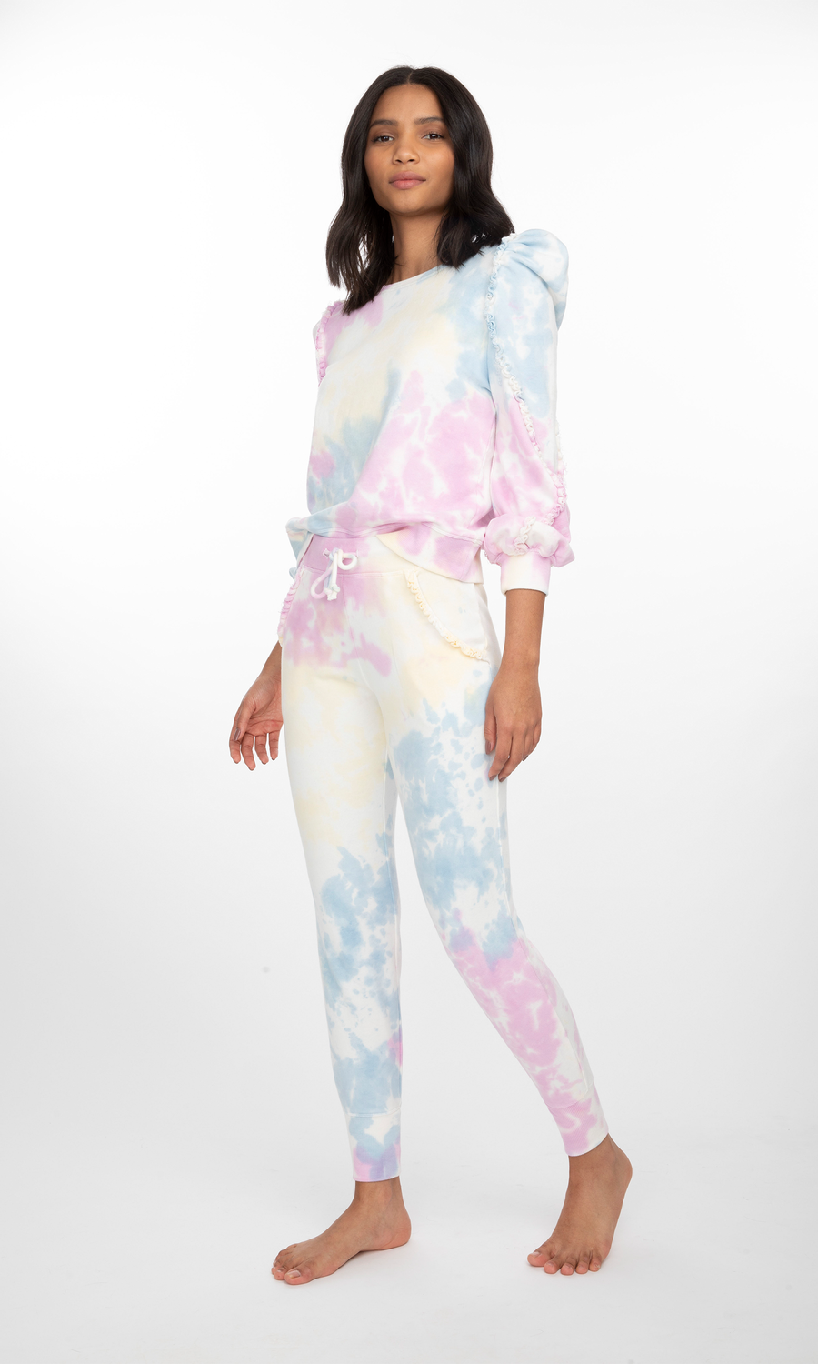 Pastel tie dye Kate sweatpants for Generation Love