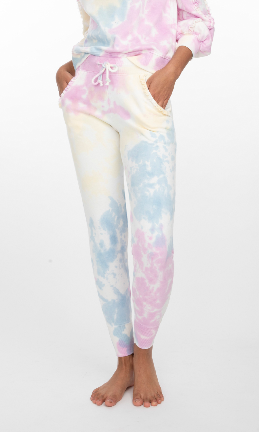 Pastel tie dye Kate sweatpants for Generation Love