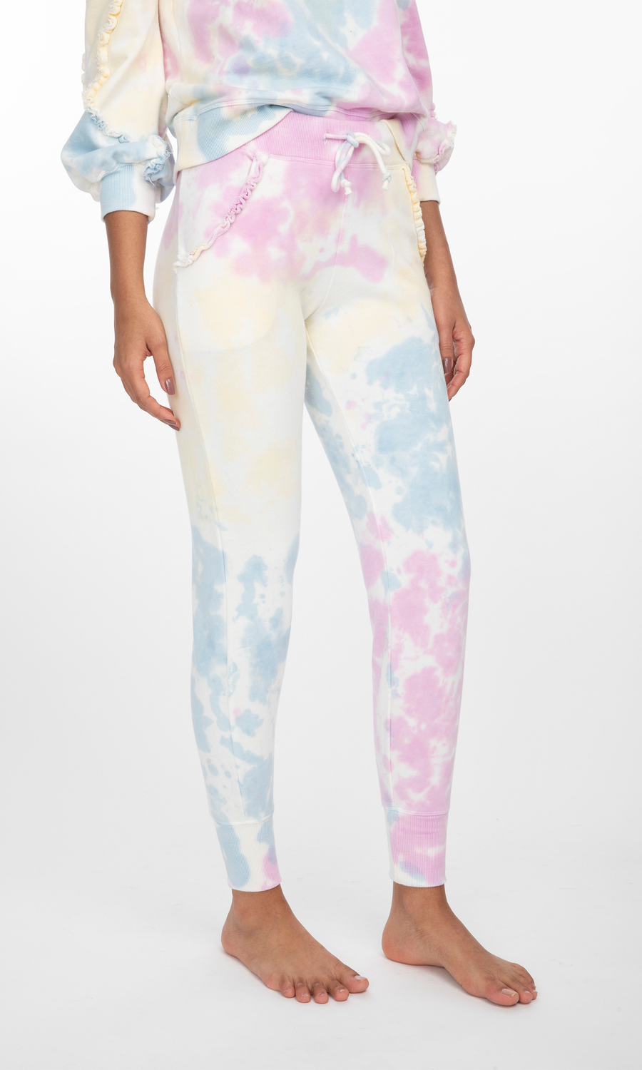 Pastel tie dye Kate sweatpants for Generation Love