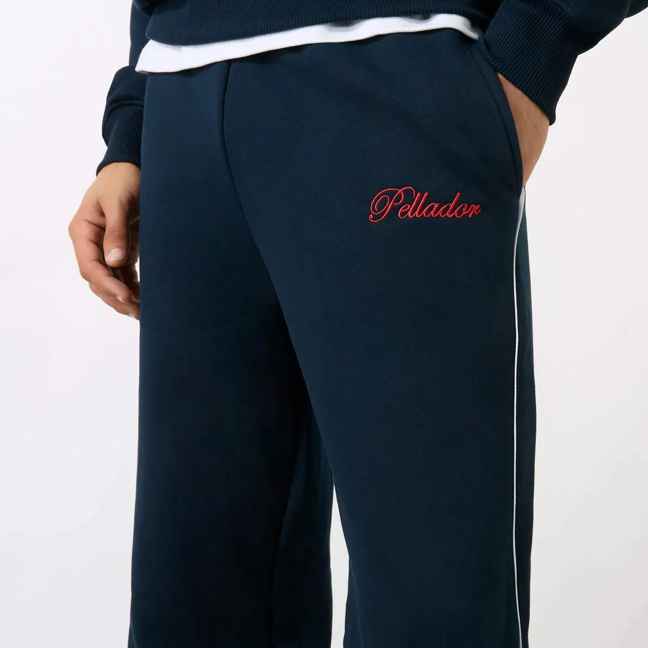 PELLADOR Navy Logo Drawstring Sweatpants