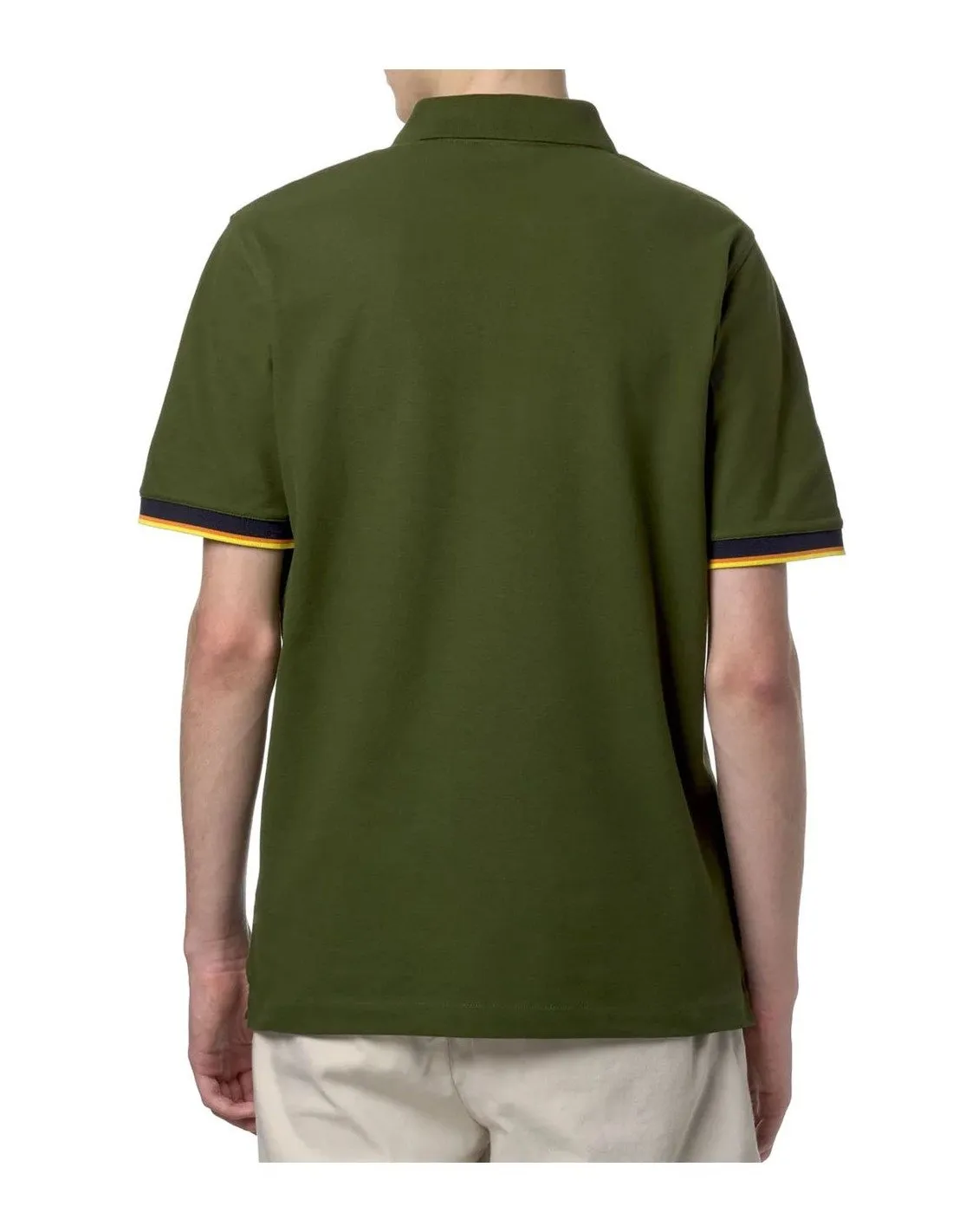 Polo K-way men K7121IW Vincent green palm