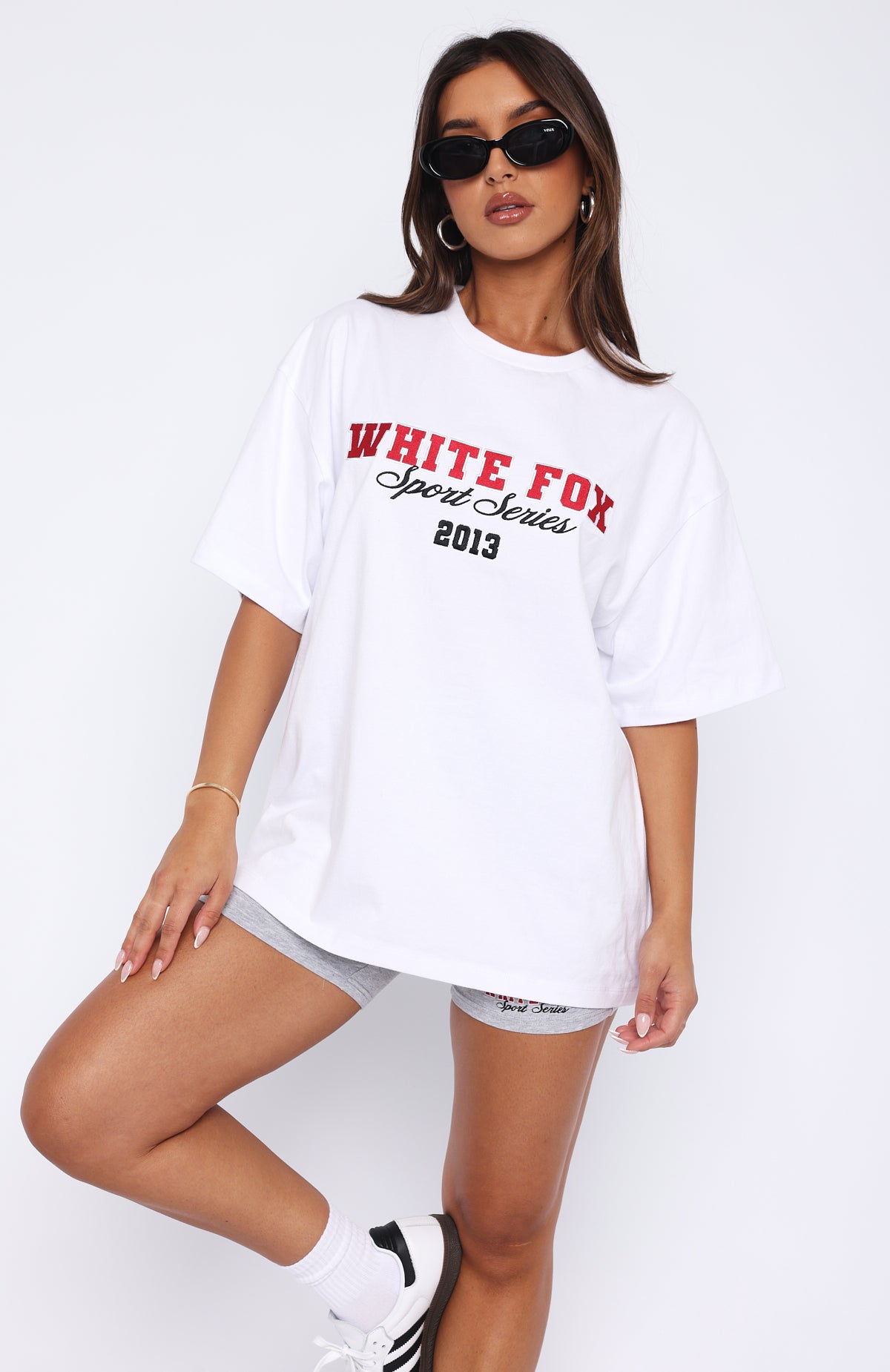 Power Move Oversized Tee White