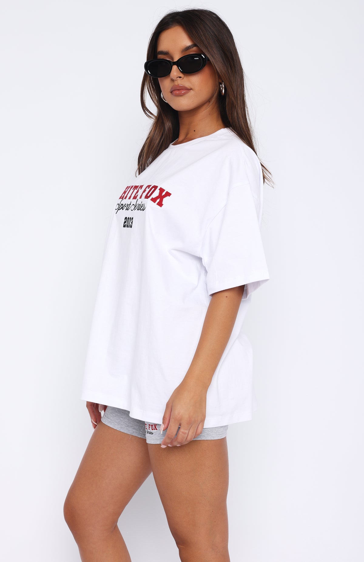 Power Move Oversized Tee White