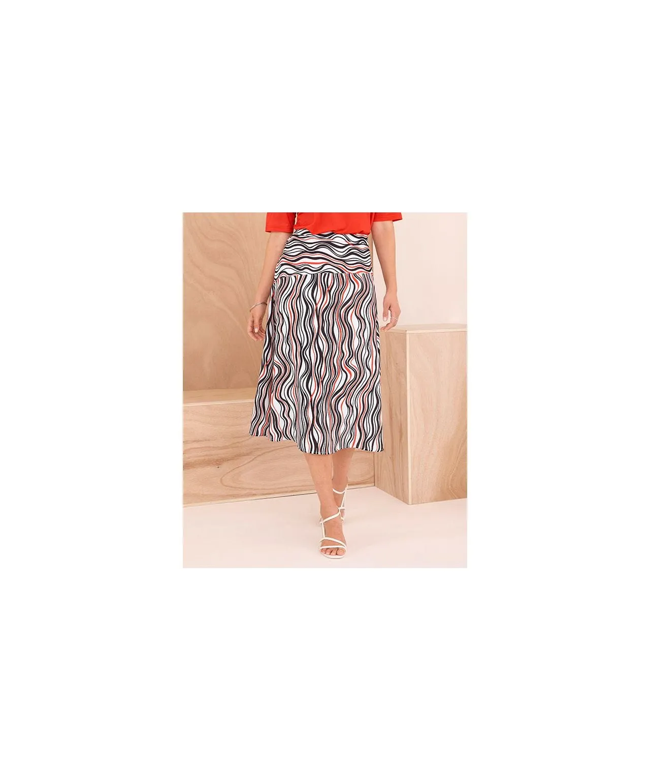 Fashionable Printed Skirt