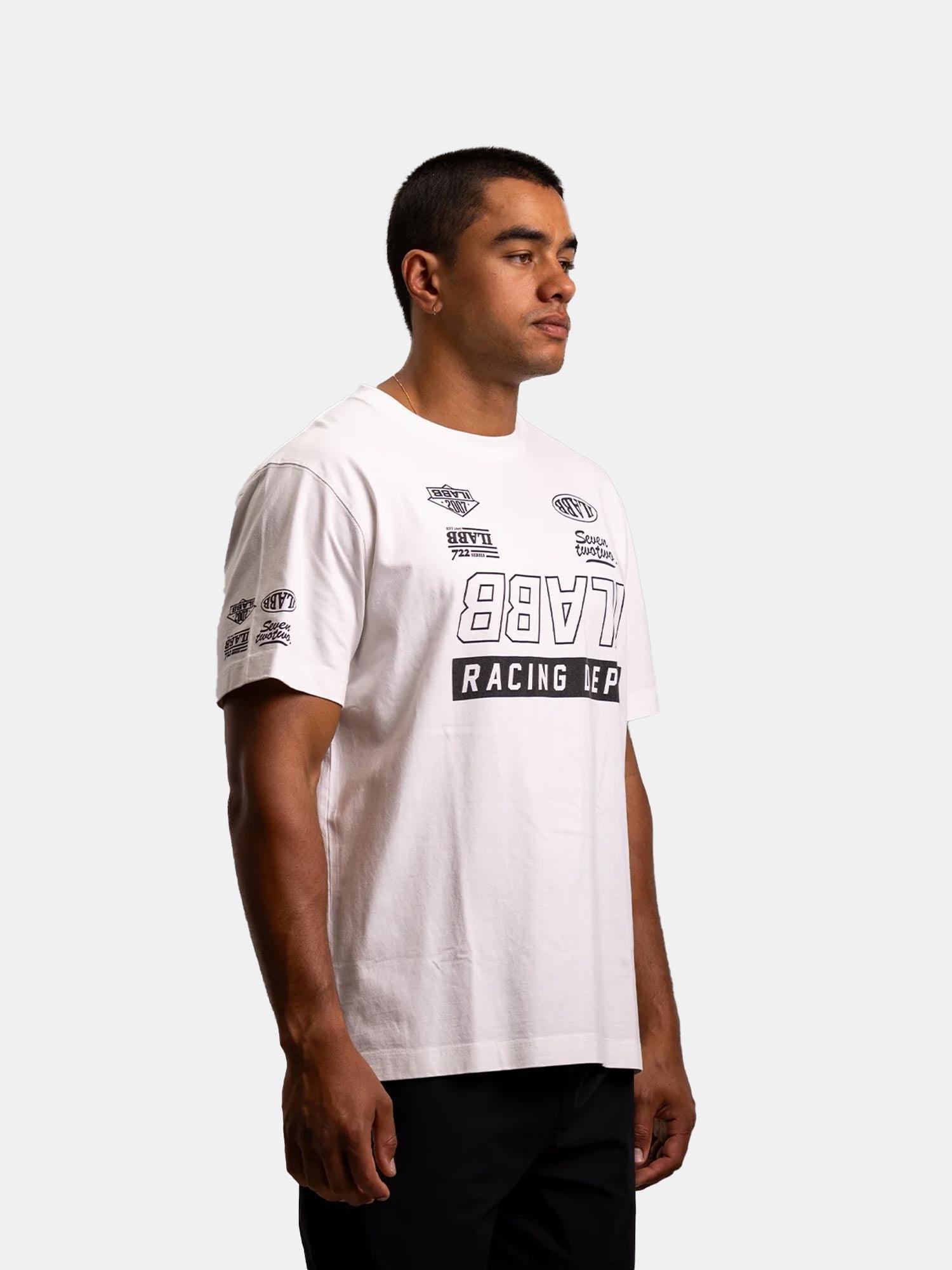 Race 3.0 Oversized Block Tee - Washed Chalk | ilabb