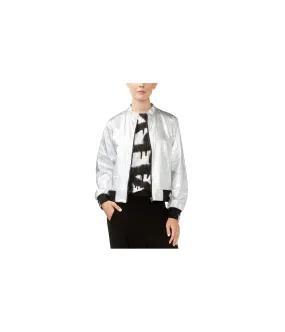 Rachel Roy Metallic Bomber Jacket