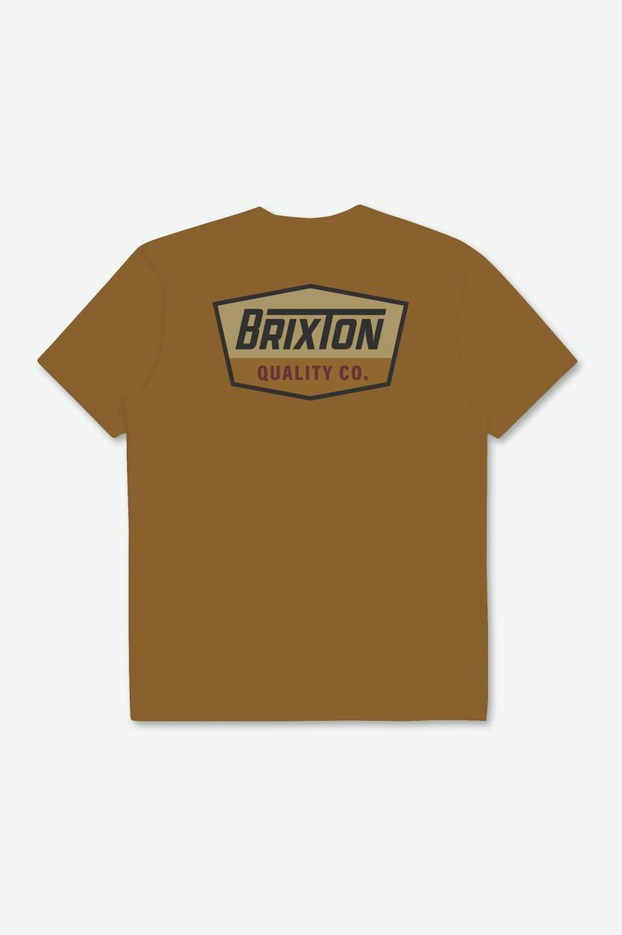 Regal Short Sleeve Standard T-Shirt - Golden Brown and Washed Black