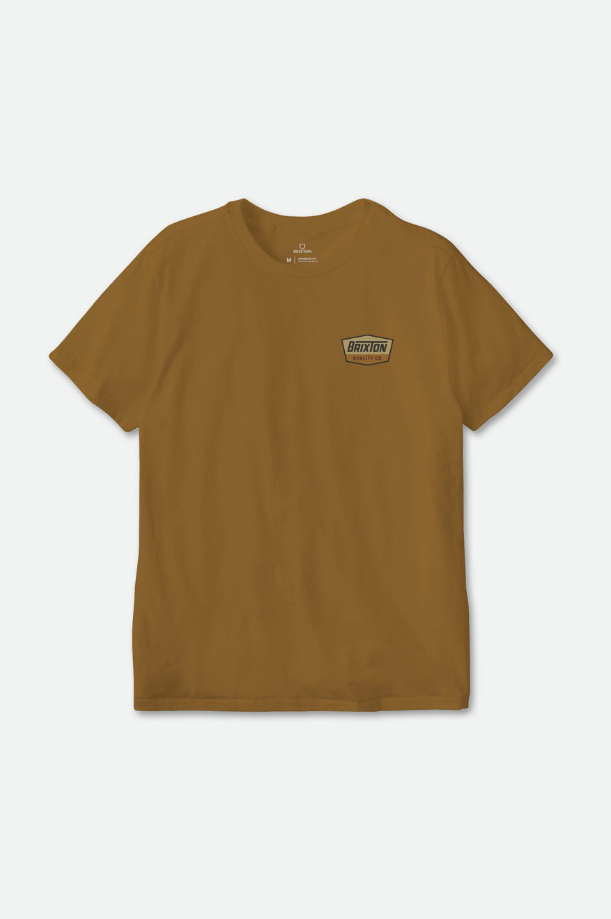 Regal Short Sleeve Standard T-Shirt - Golden Brown and Washed Black