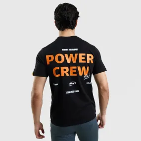 Black Radio Frequency Power Crew T-Shirt