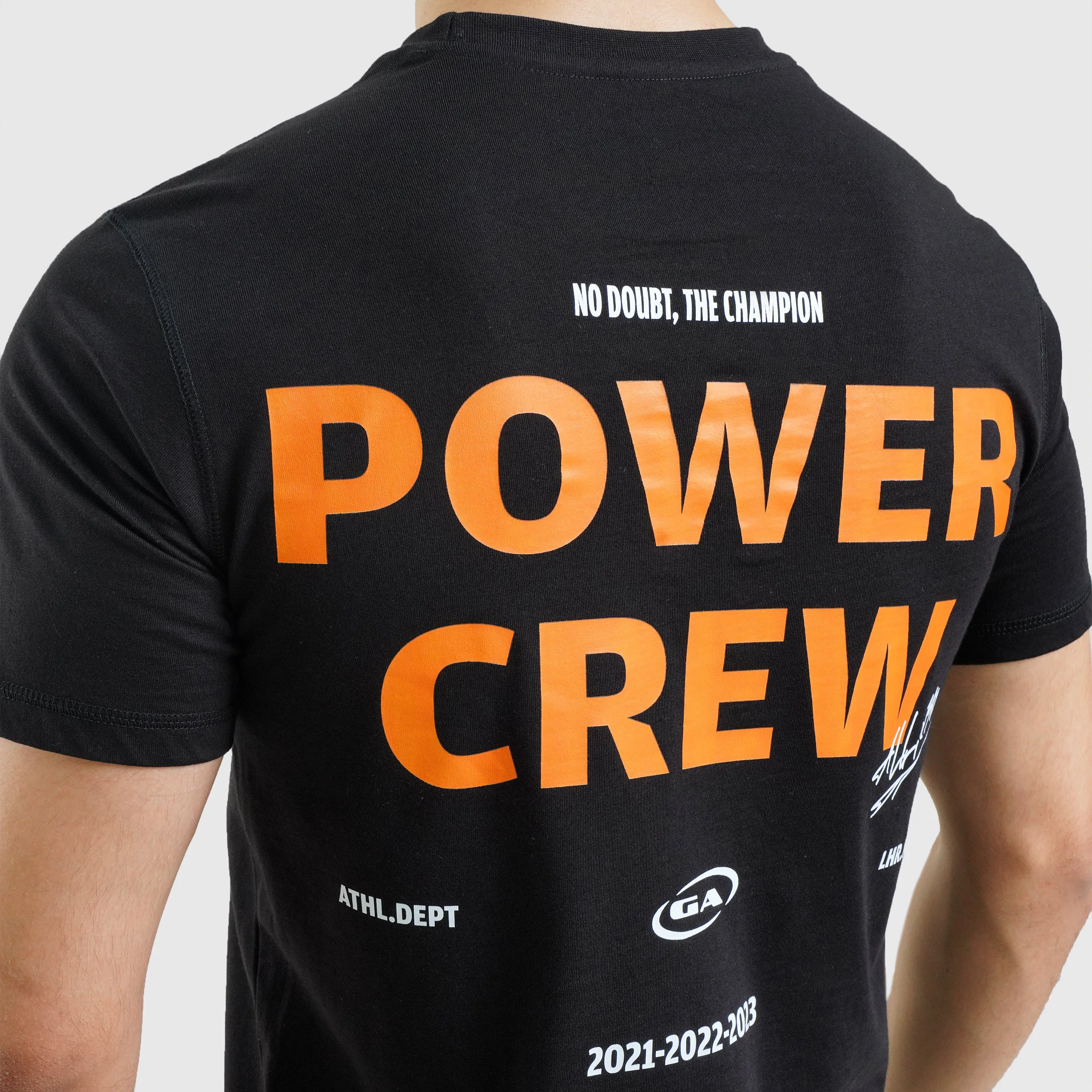 Black Radio Frequency Power Crew T-Shirt